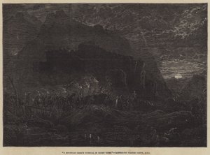 昔の山主の葬式 作： Francis Danby